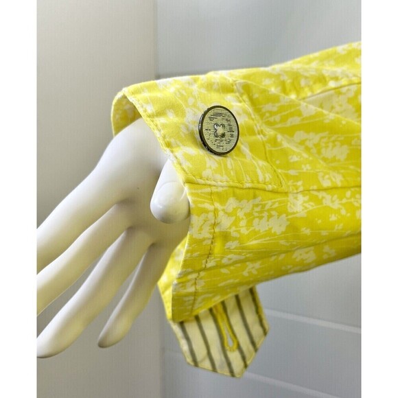 Cabi Vintage Womens Y2K Spring / Summer Floral Cotton Jacket Small Preppy - Picture 11 of 14